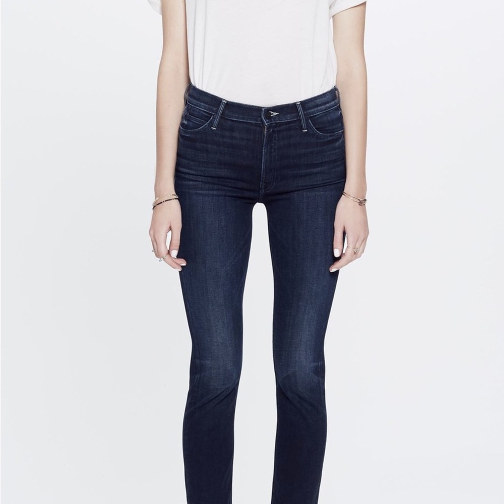 MOTHER “Dazzler” Dark Blue Jeans w/Stretch - Sz 27, Excellent Condition